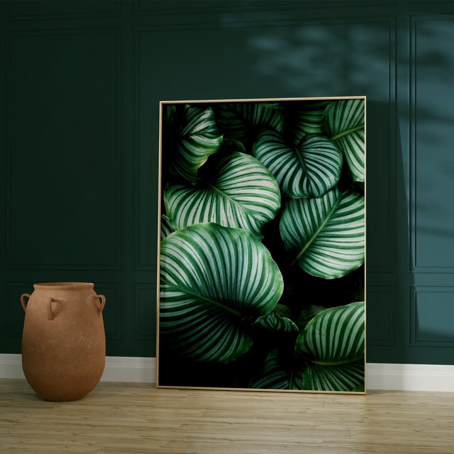 Botanical Flamingo Trio - AureousHome