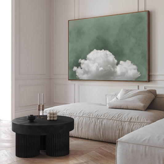 Boundless Framed Canvas Art - Horizontal / Sage - AureousHome