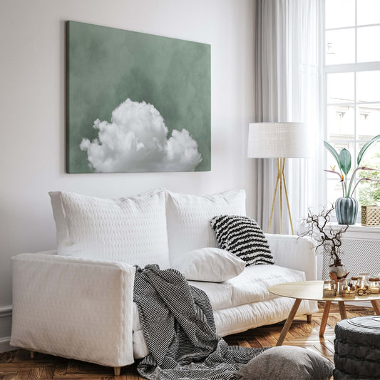 Boundless Framed Canvas Art - Horizontal / Sage - AureousHome