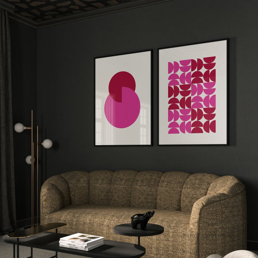 Cara Trio - Hot Pink - AureousHome