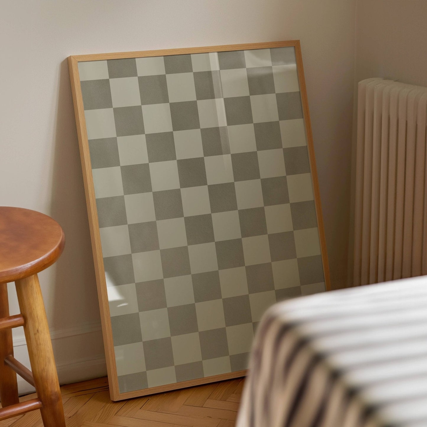 Checkerboard - Sage Green - AureousHome