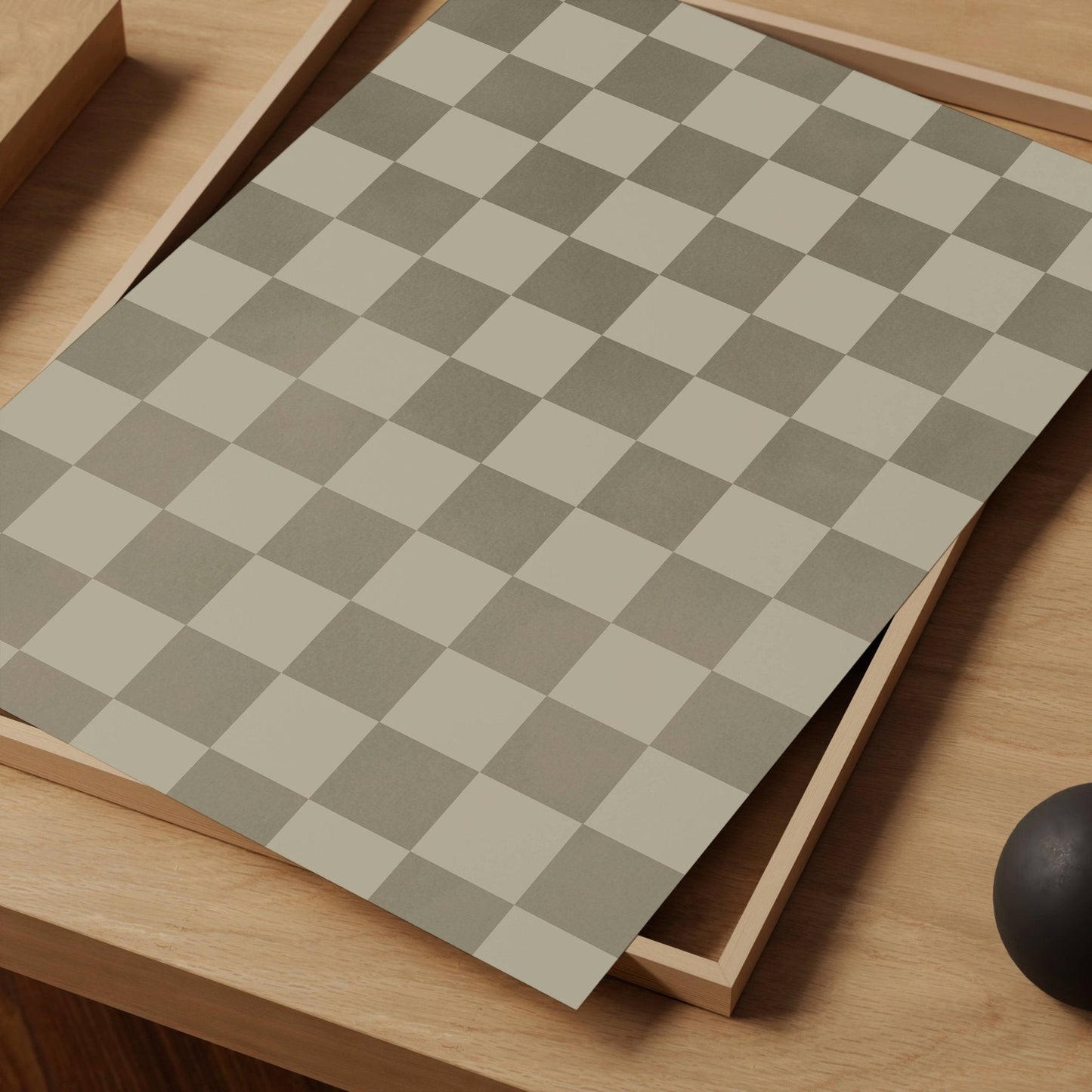 Checkerboard - Sage Green - AureousHome