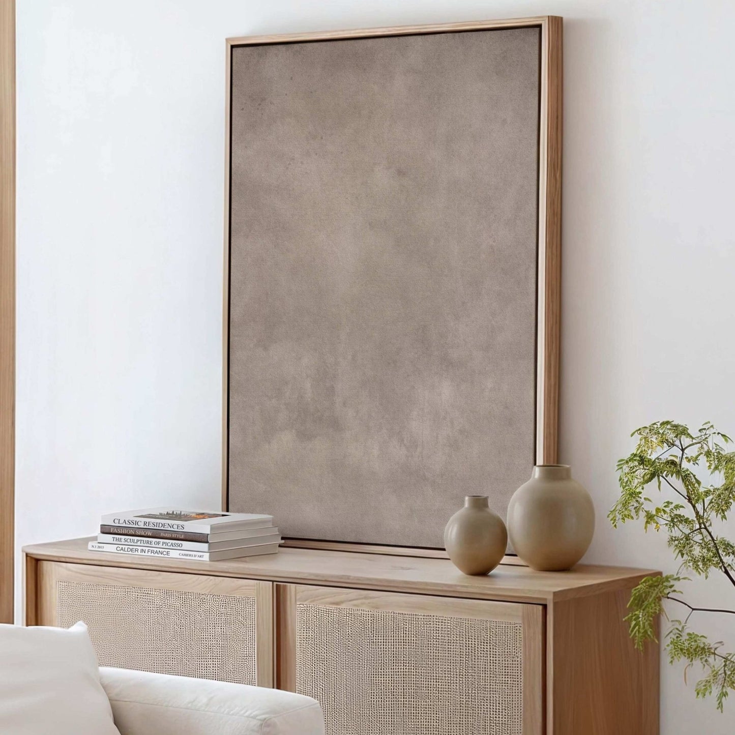 Clay Framed Canvas - AureousHome