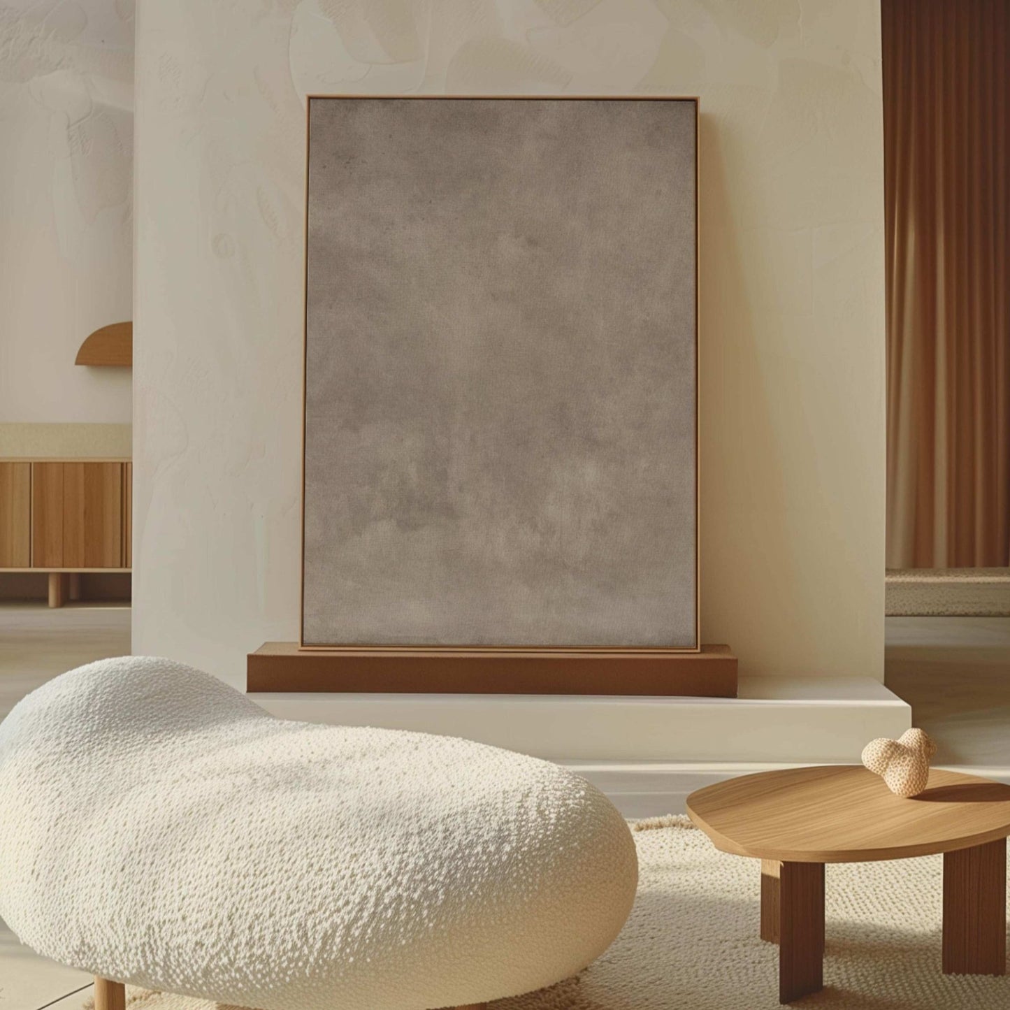 Clay Framed Canvas - AureousHome