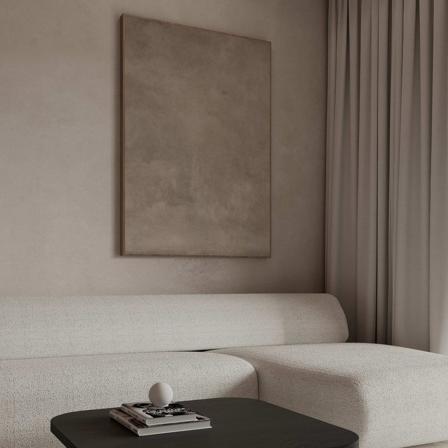 Clay Framed Canvas - AureousHome