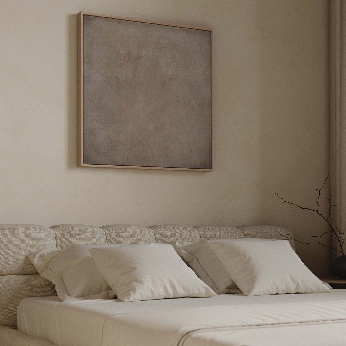 Clay Square Framed Canvas - AureousHome