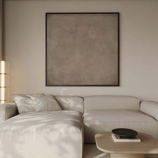 Clay Square Framed Canvas - AureousHome