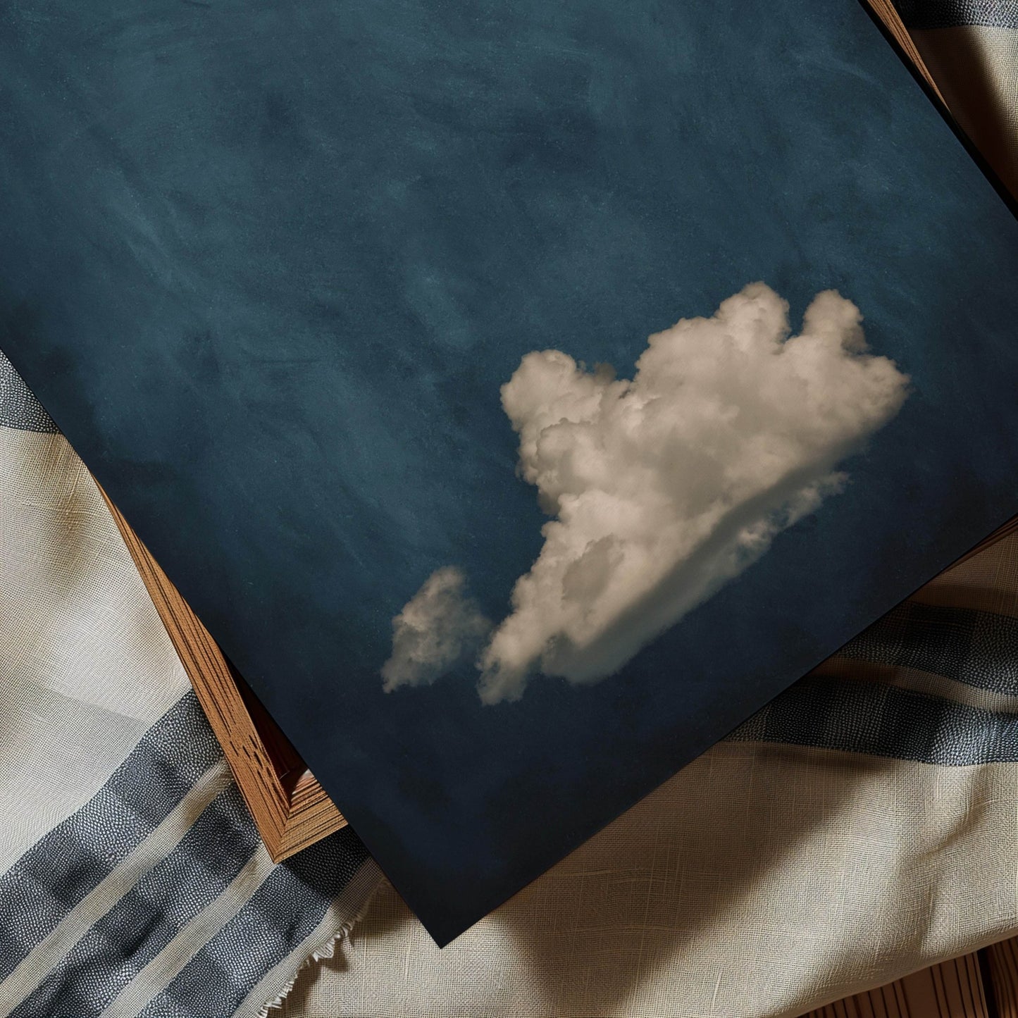 Cloud Party Trio - Vintage Blue - AureousHome