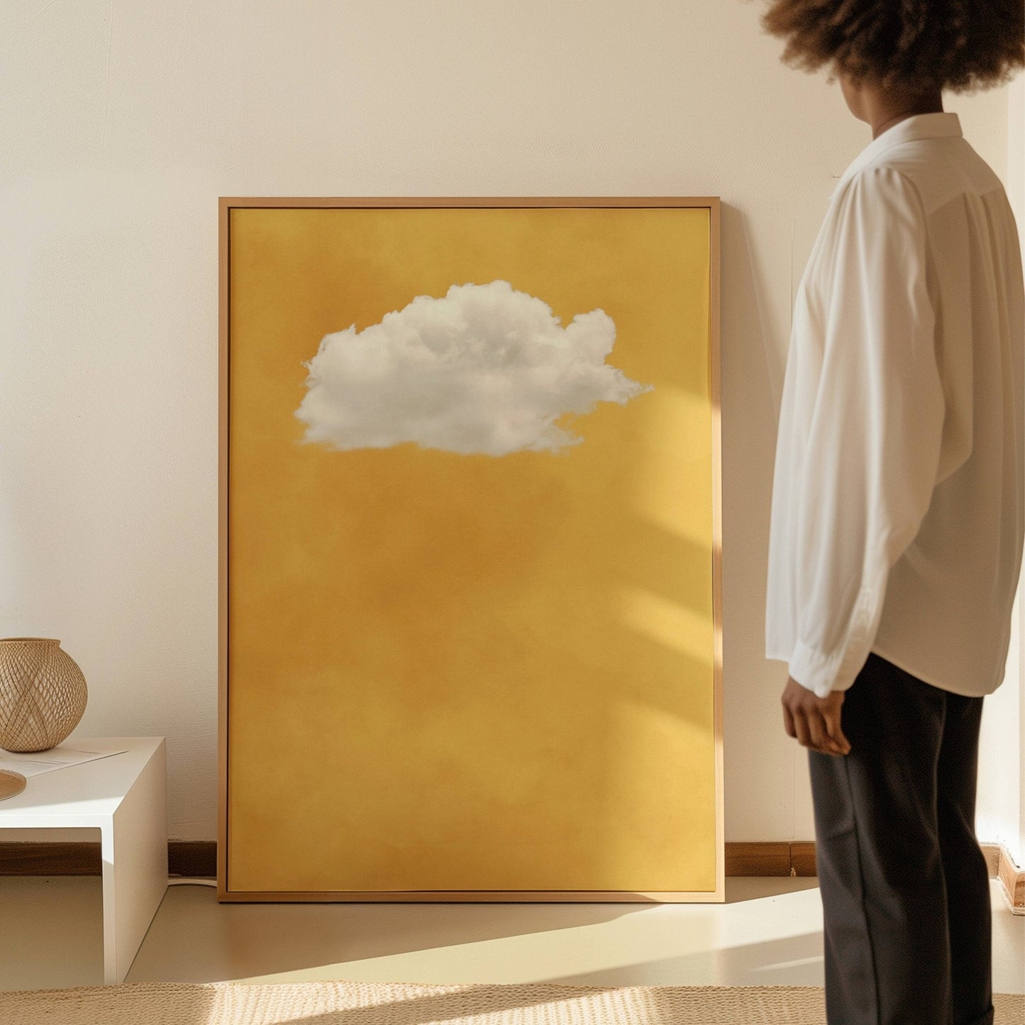 Contemplating - Yellow - AureousHome