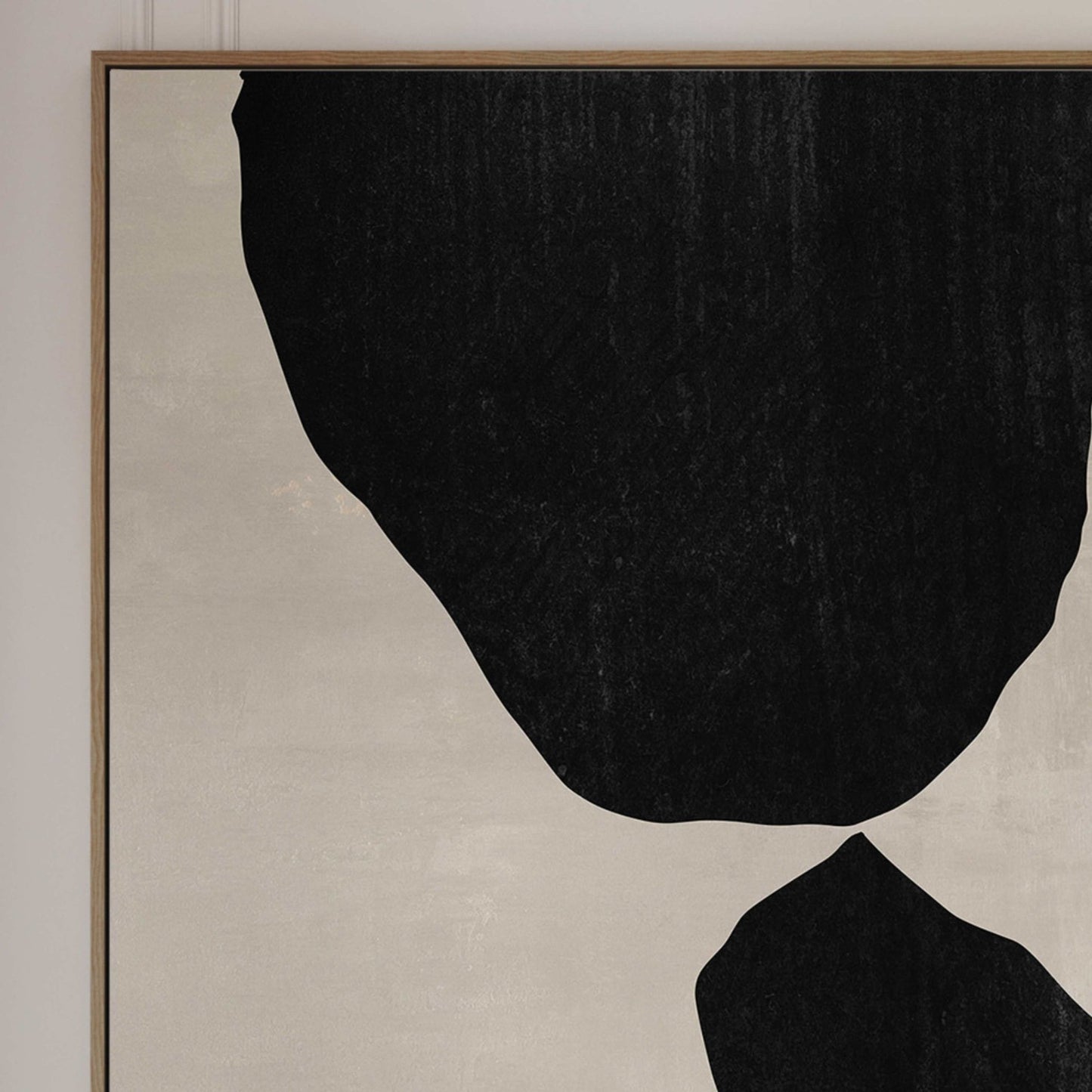 Copenhagen Square Framed Canvas - Neutral - AureousHome