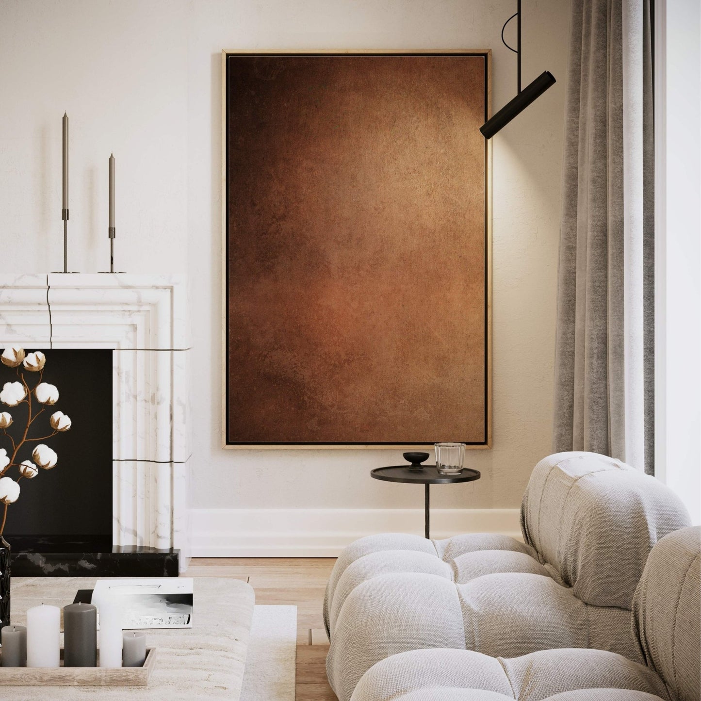 Copper Framed Canvas - AureousHome