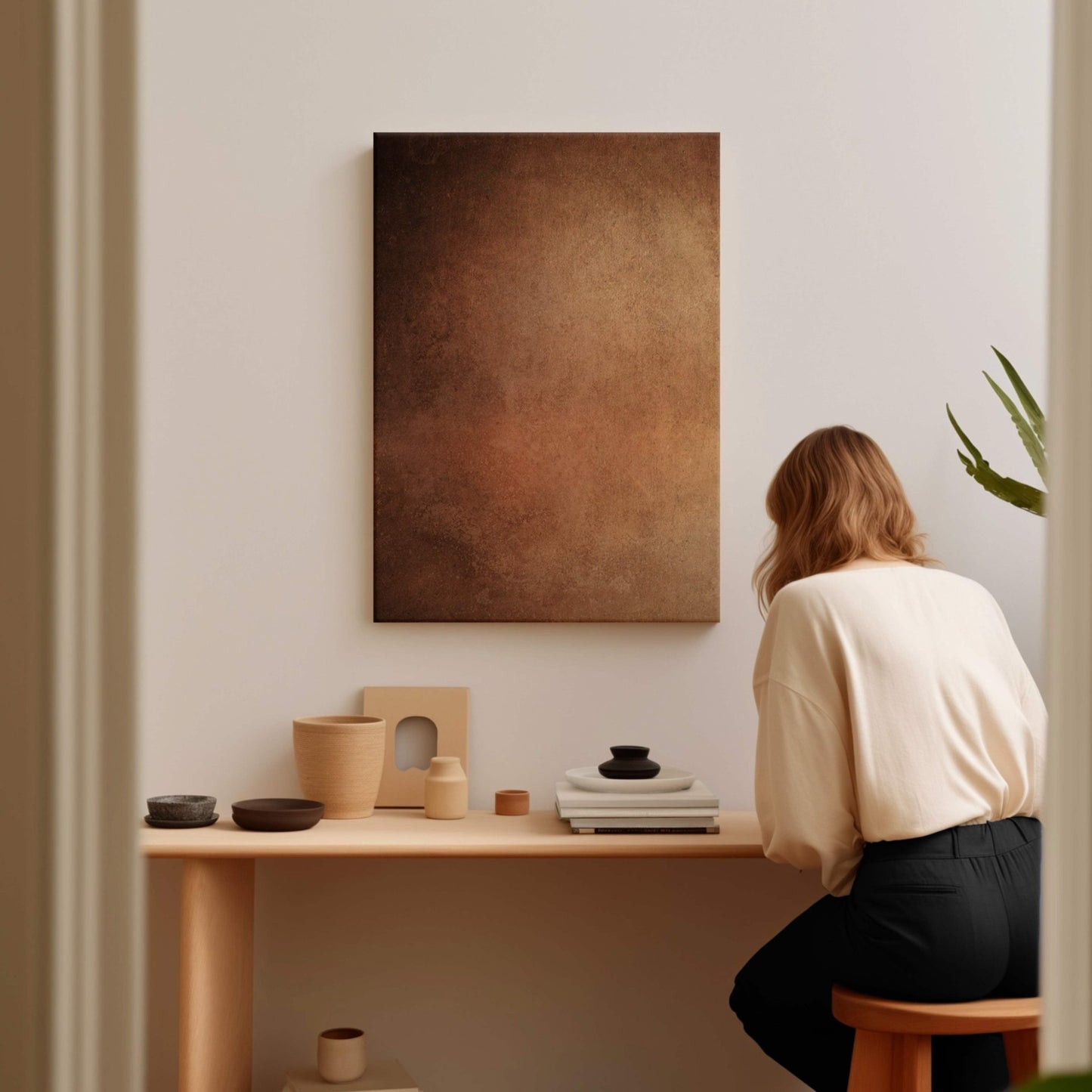 Copper Framed Canvas - AureousHome