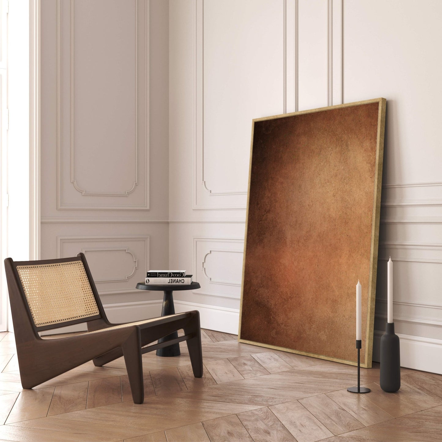 Copper Framed Canvas - AureousHome