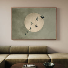 Cyrus Framed Canvas - Olive / Horizontal
