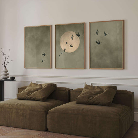 Cyrus Trio - Olive - AureousHome