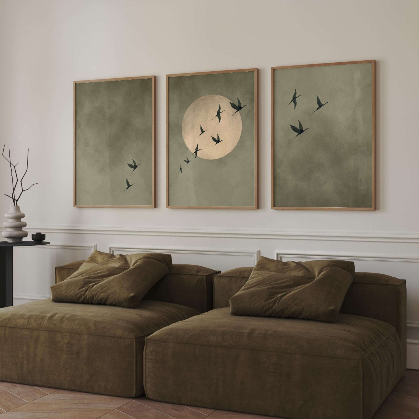 Cyrus Trio - Olive - AureousHome