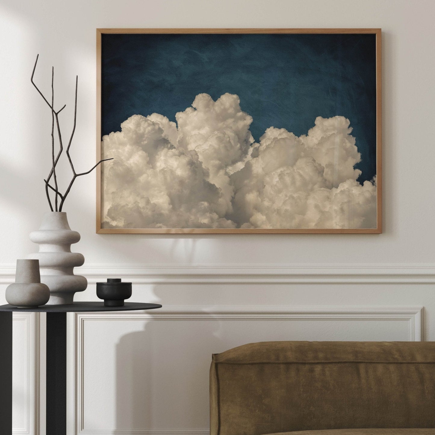 Dream on Cloud - Vintage Blue / Horizontal - AureousHome