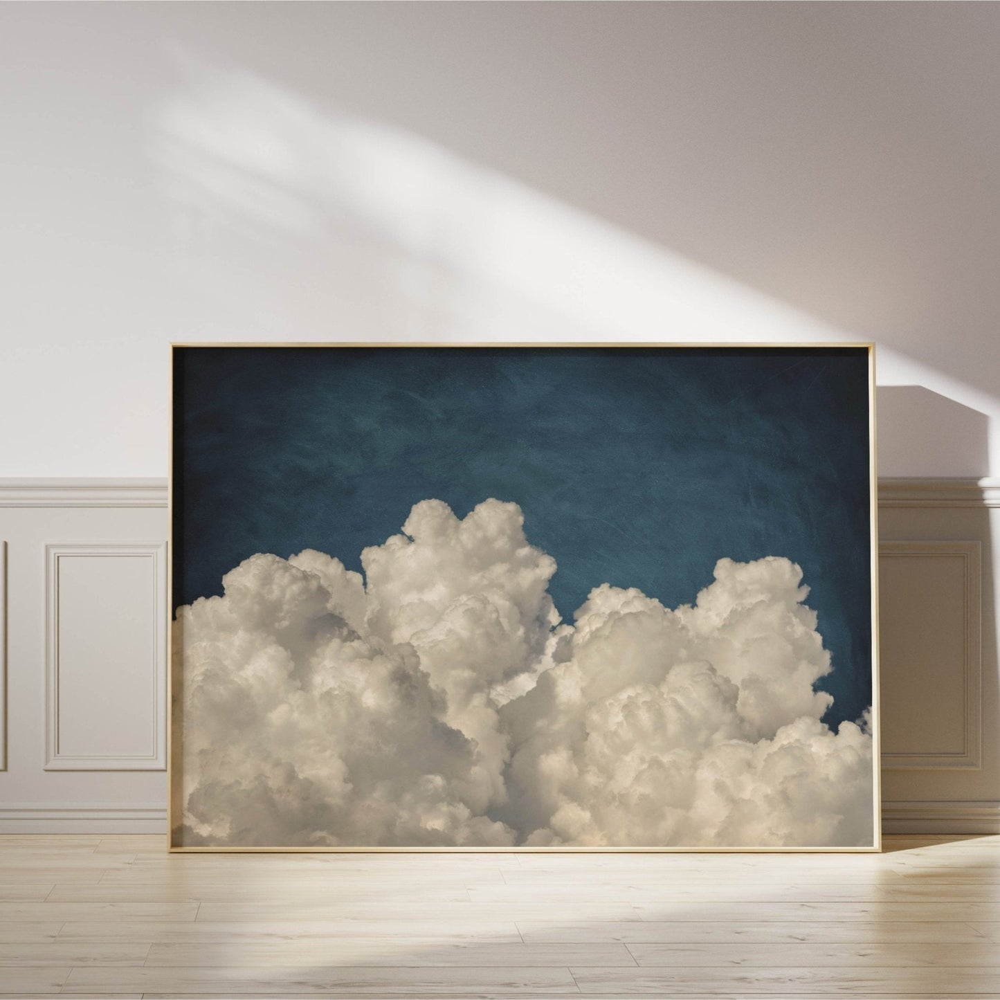 Dream on Cloud - Vintage Blue / Horizontal - AureousHome