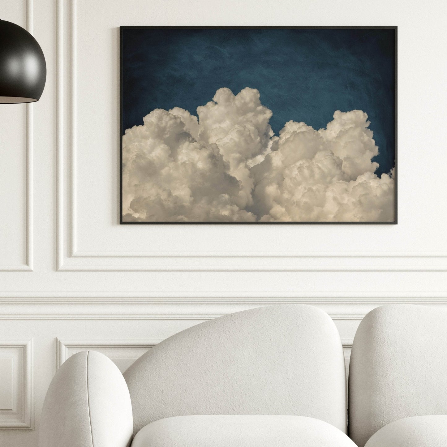 Dream on Cloud - Vintage Blue / Horizontal - AureousHome
