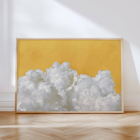 Dream on Cloud - Yellow / Horizontal - AureousHome