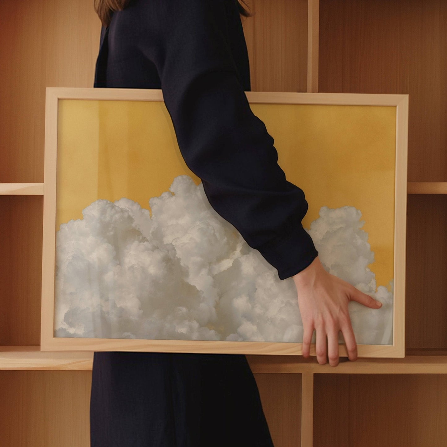 Dream on Cloud - Yellow / Horizontal - AureousHome