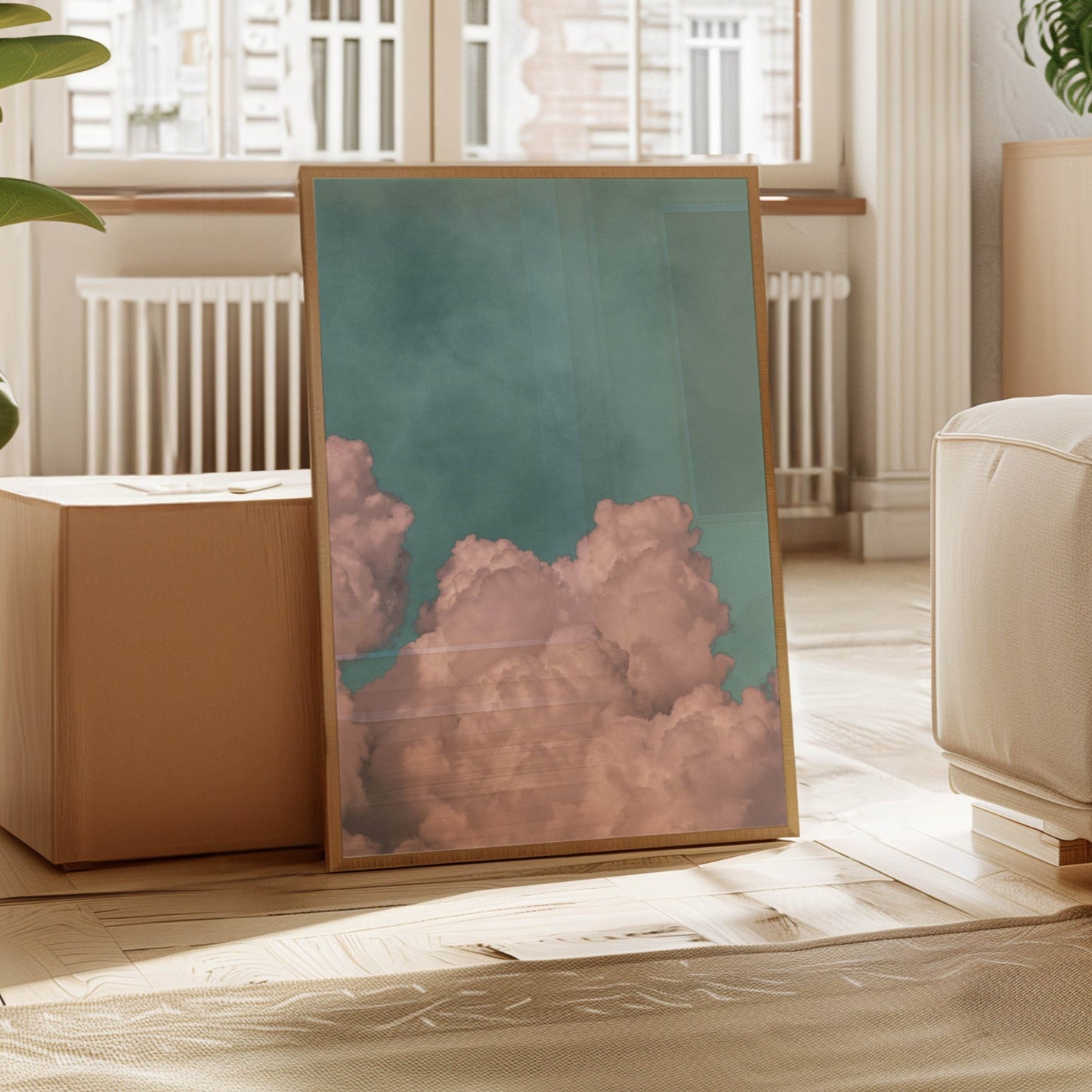 Dream On - Pastel Blue / Pink - AureousHome