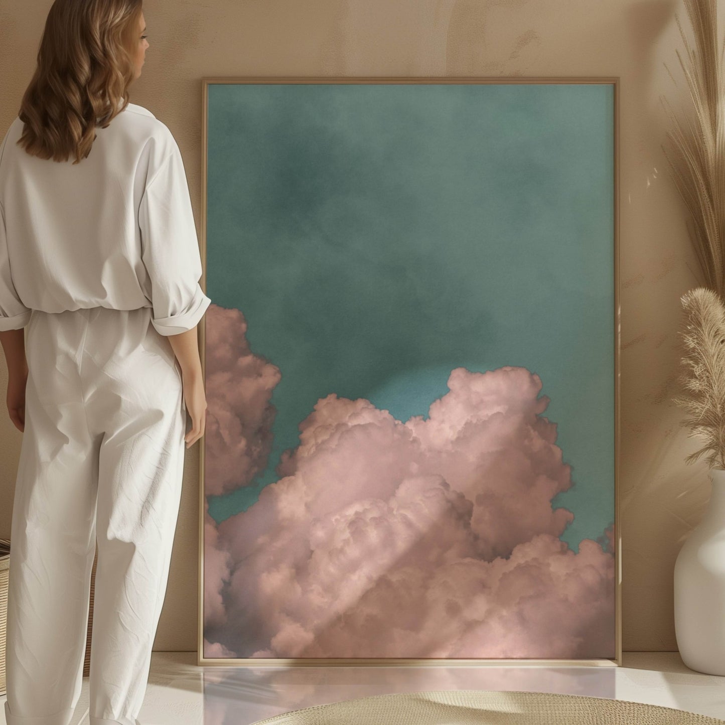 Dream On - Pastel Blue / Pink - AureousHome