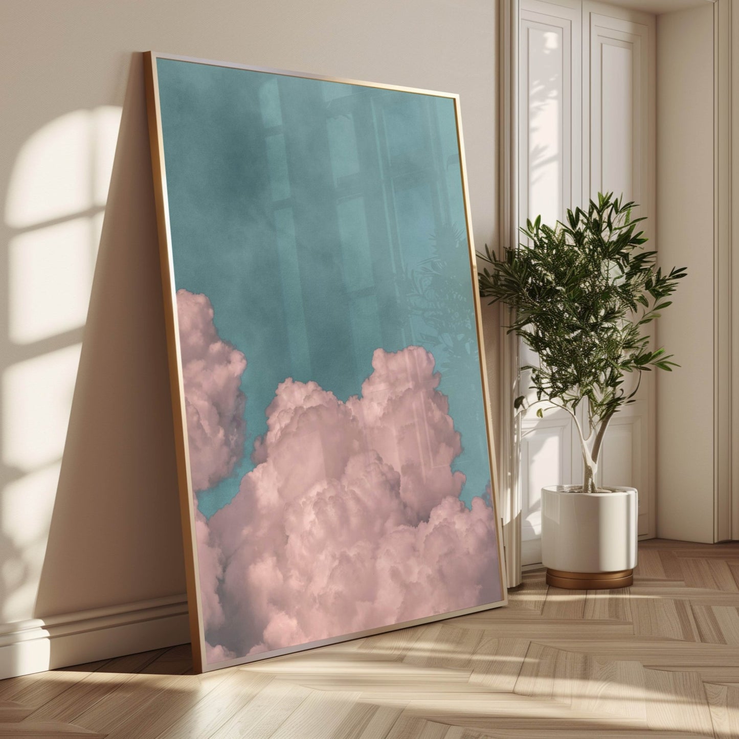 Dream On - Pastel Blue / Pink - AureousHome