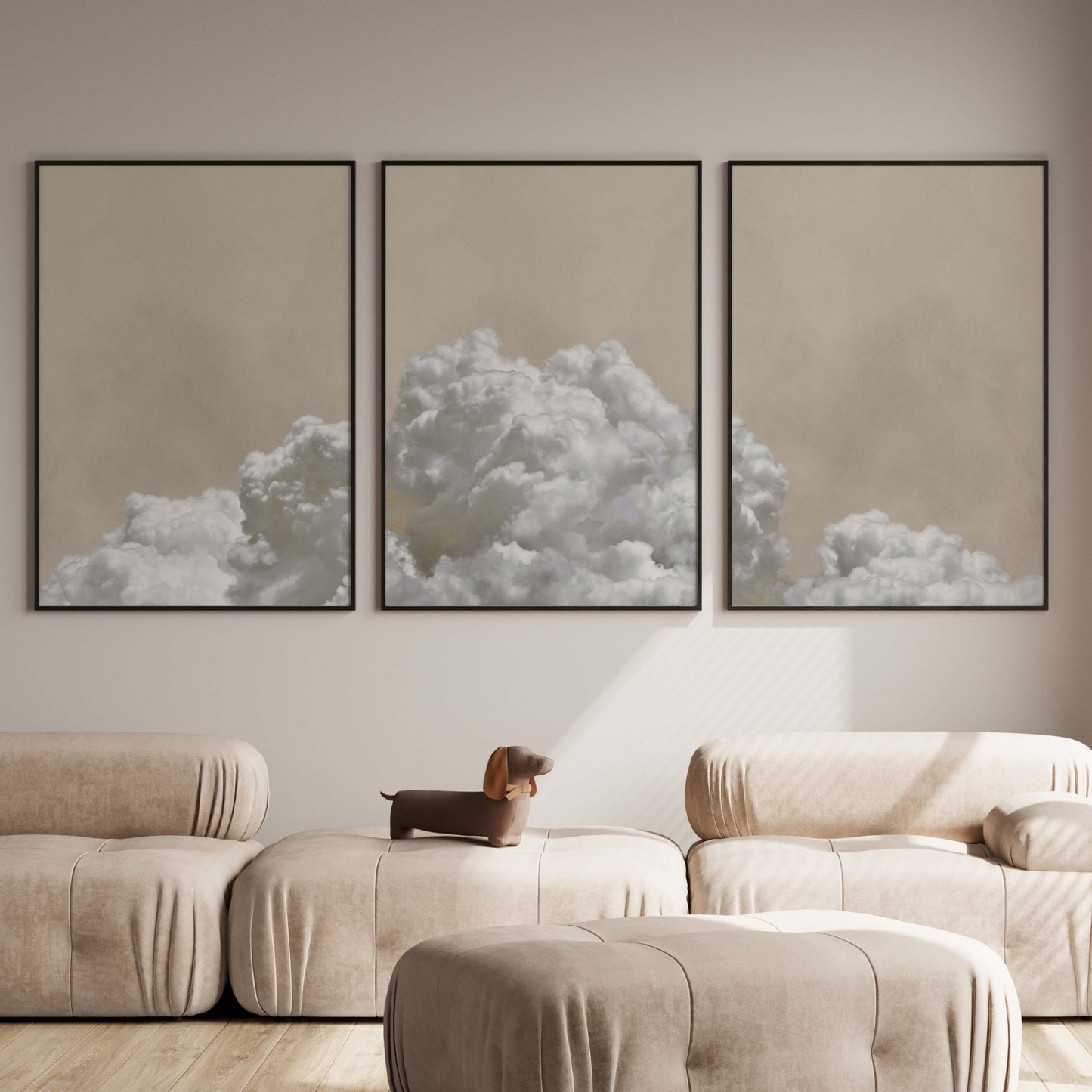 Dreamscape Trio - Beige - AureousHome