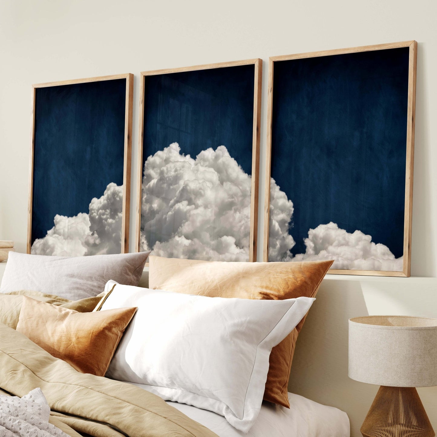 Dreamscape Trio - Sapphire Blue - AureousHome