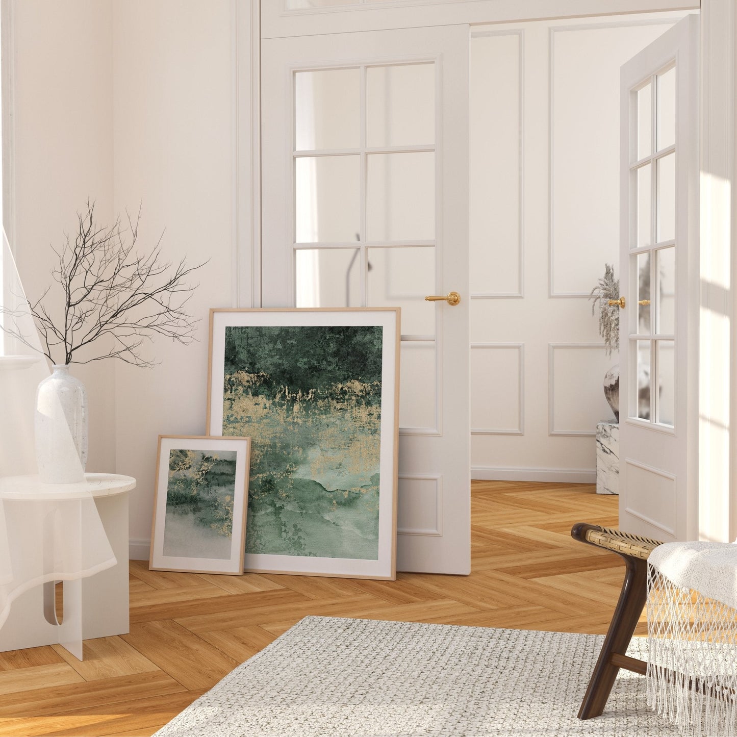 Dusk Trio - Sage / Gold - AureousHome