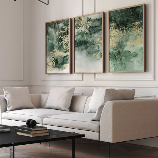 Dusk Trio - Sage / Gold - AureousHome