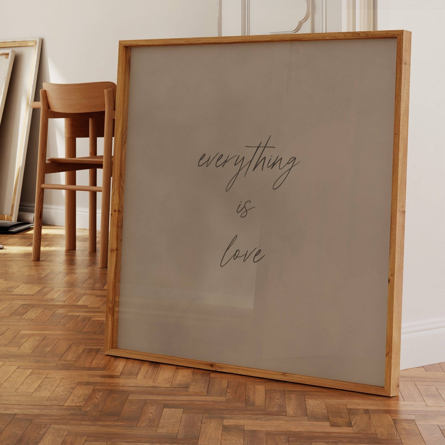 Everything is Love - Square / Neutral - AureousHome