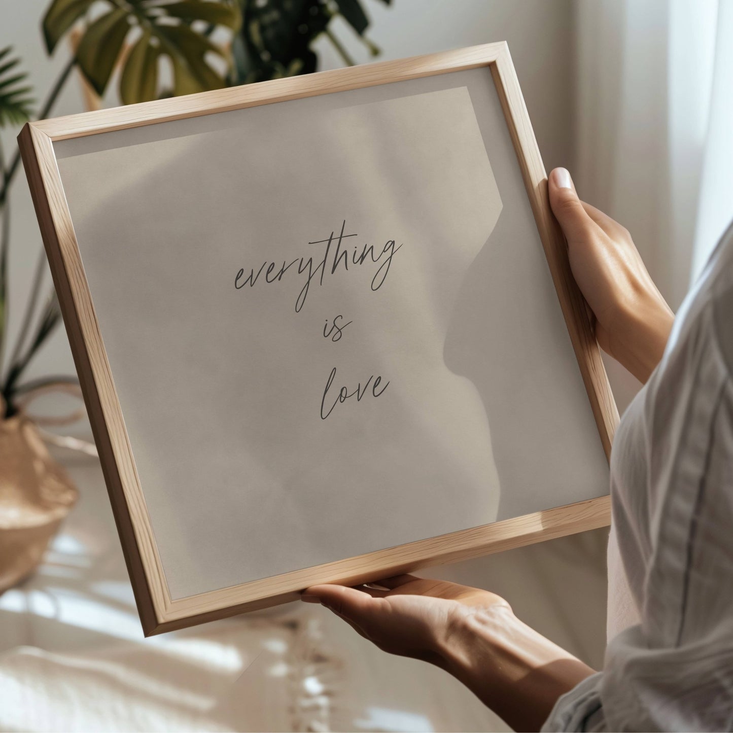 Everything is Love - Square / Neutral - AureousHome