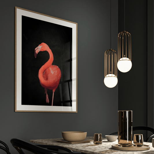 Flamingo - Black - AureousHome