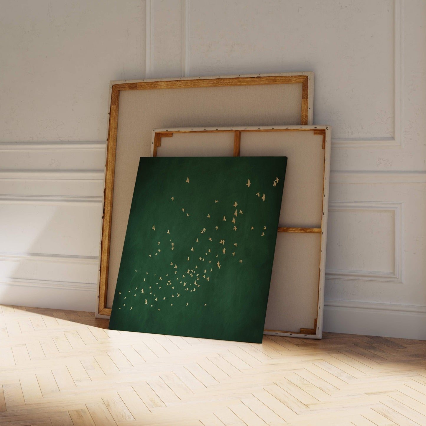 Flock - Square / Emerald - AureousHome