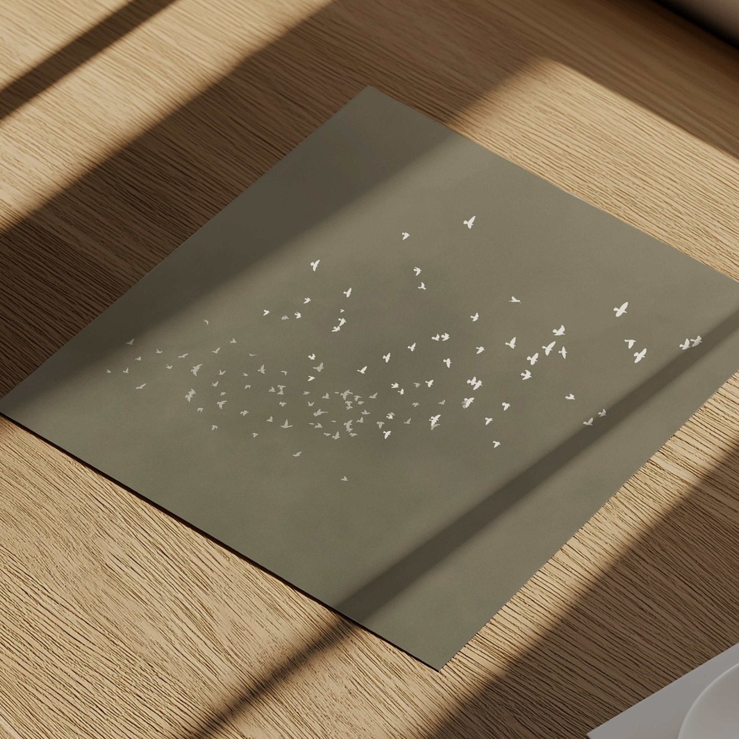 Flock - Square / Olive - AureousHome