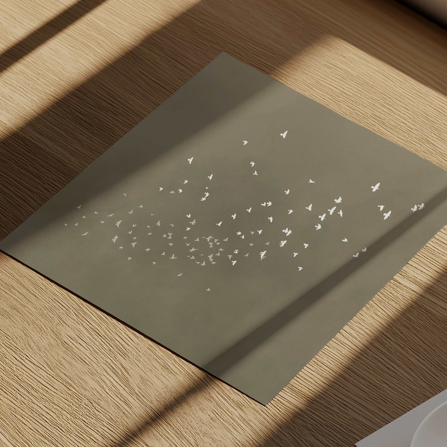 Flock - Square / Olive - AureousHome