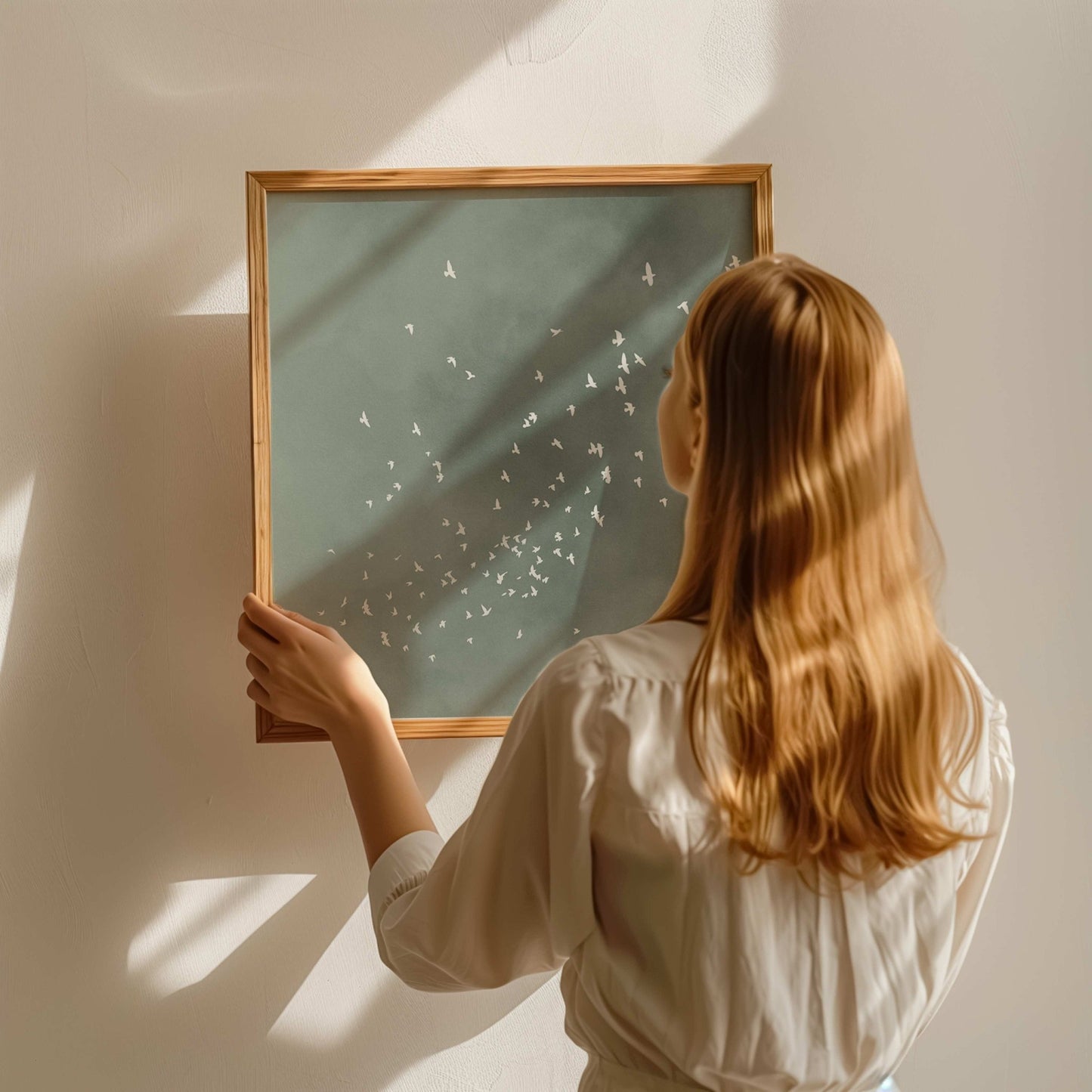 Flock - Square / Sage - AureousHome