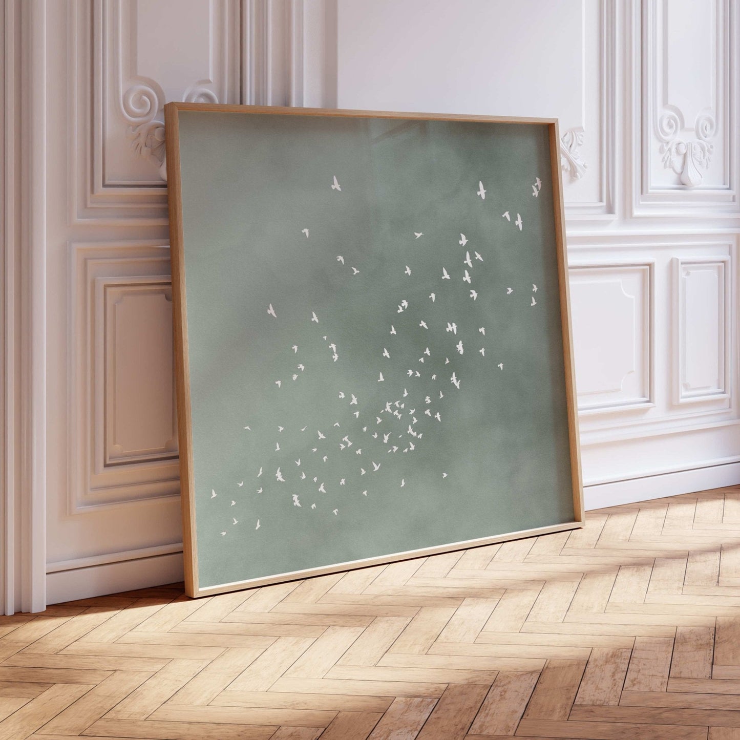 Flock - Square / Sage - AureousHome