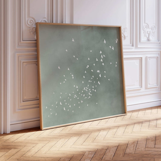 Flock - Square / Sage - AureousHome