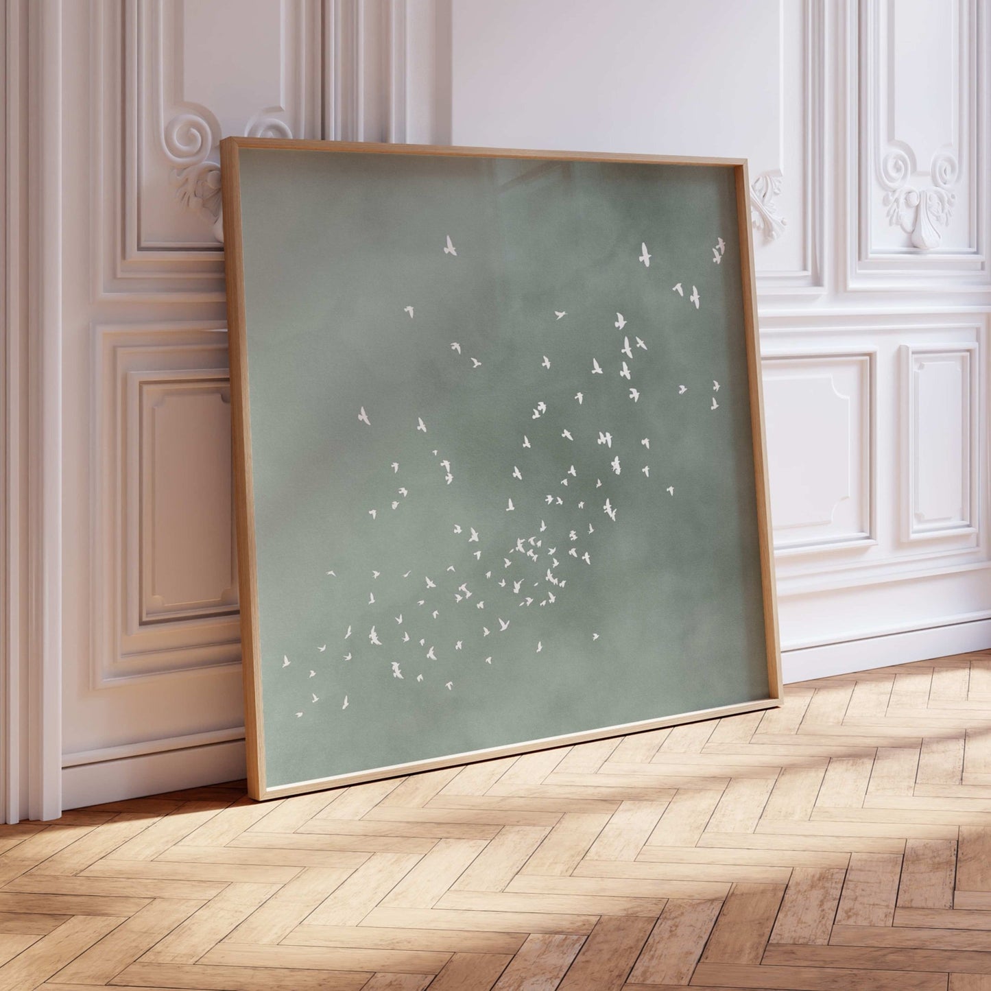 Flock - Square / Sage - AureousHome