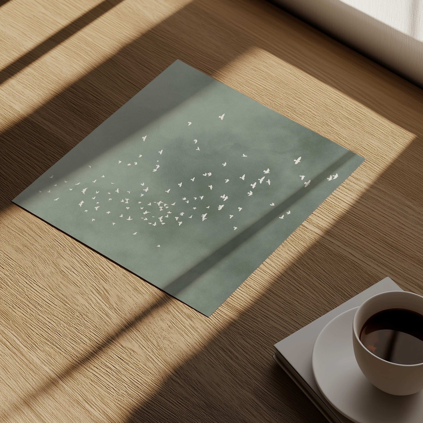 Flock - Square / Sage - AureousHome