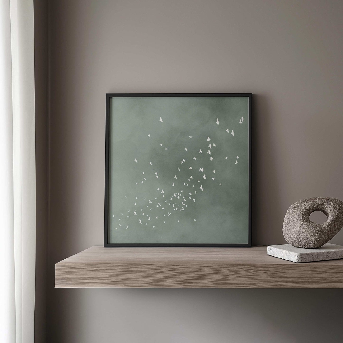 Flock - Square / Sage - AureousHome