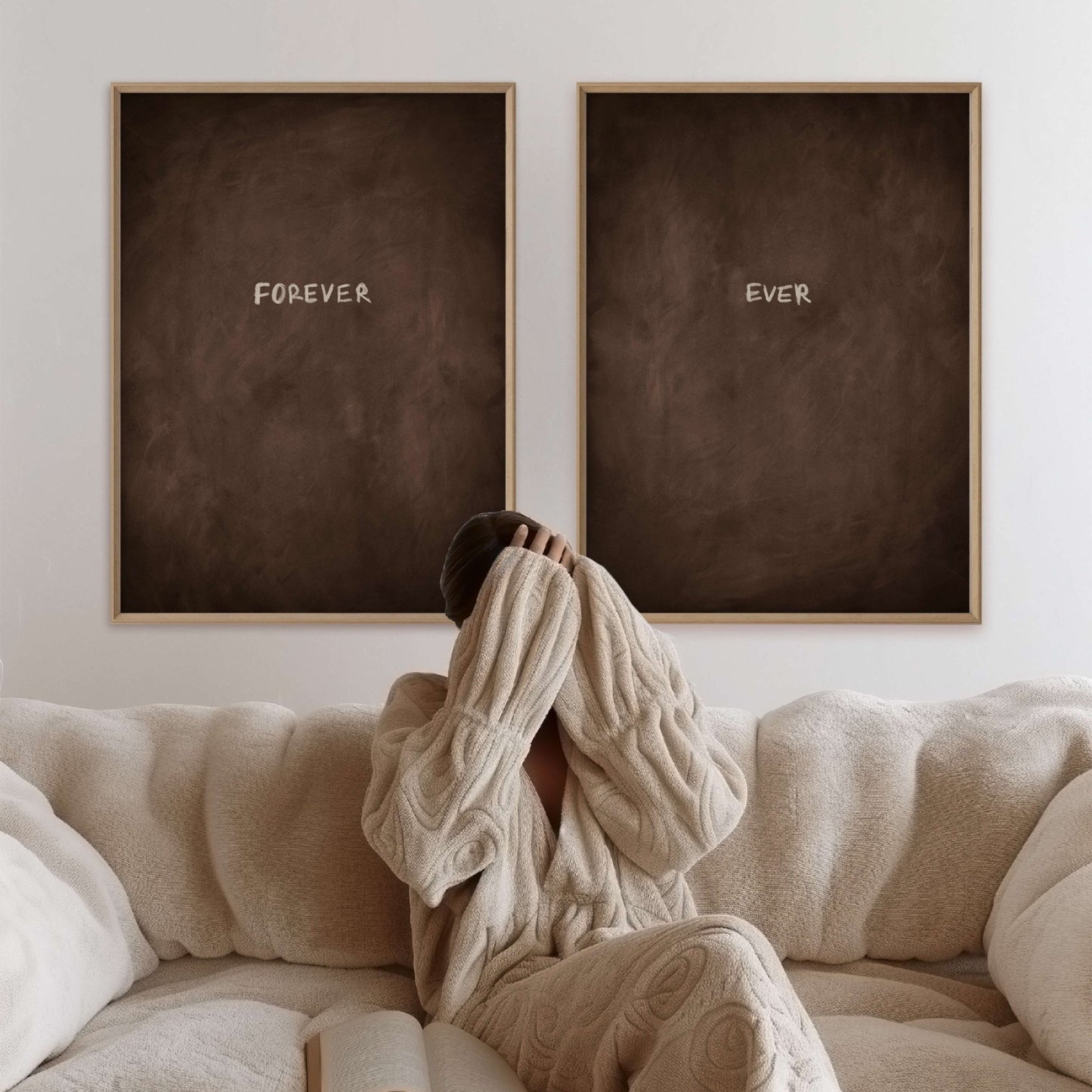 Forever Ever Duo - Espresso - AureousHome