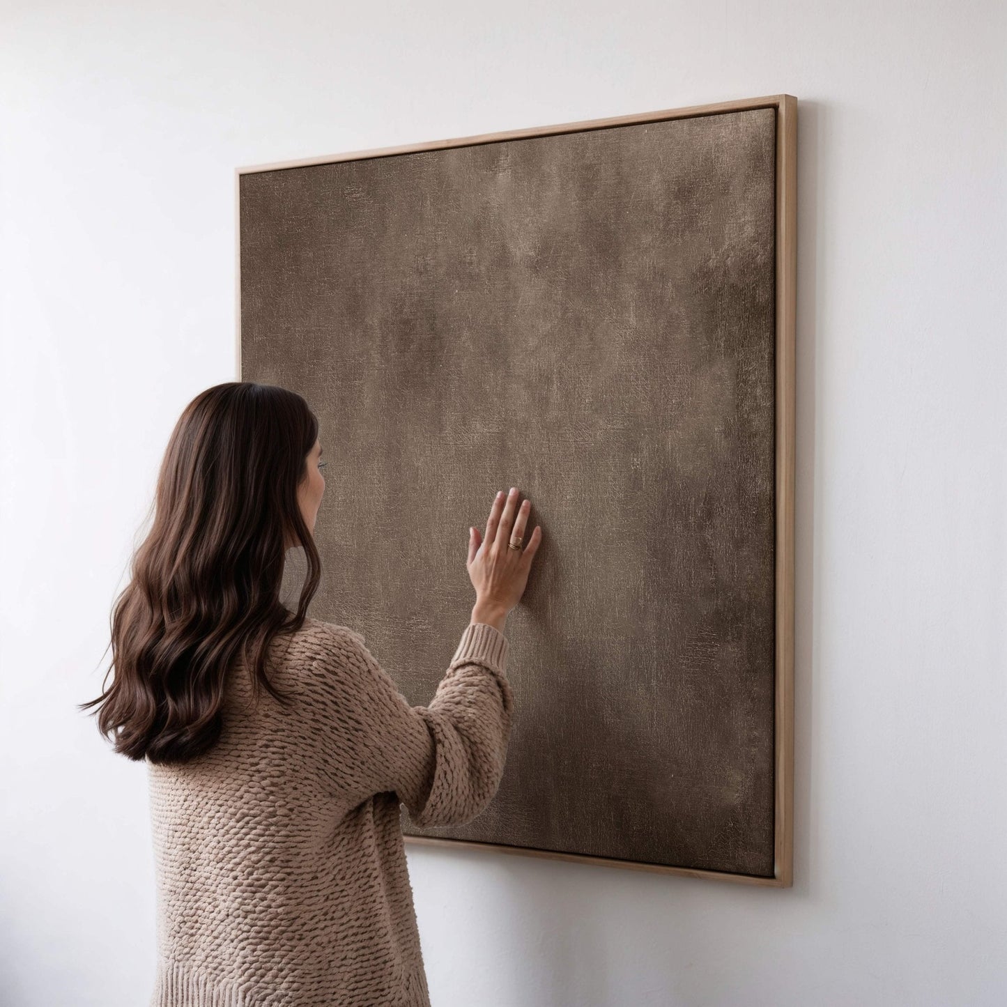 Grounded Square Framed Canvas Duo - AureousHome