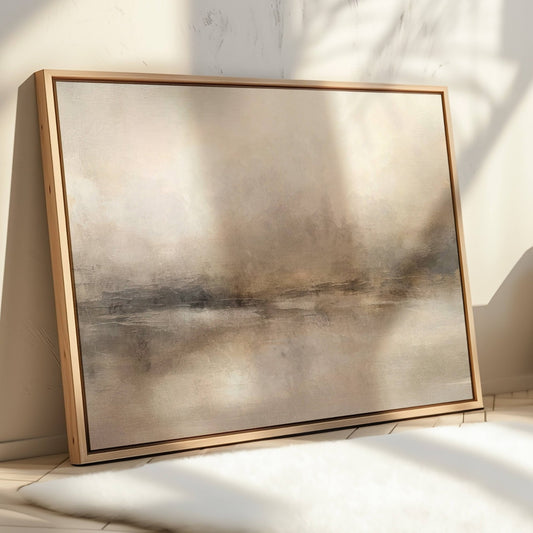 Haze Framed Canvas - Horizontal - AureousHome