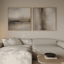 Haze Square Framed Canvas Duo