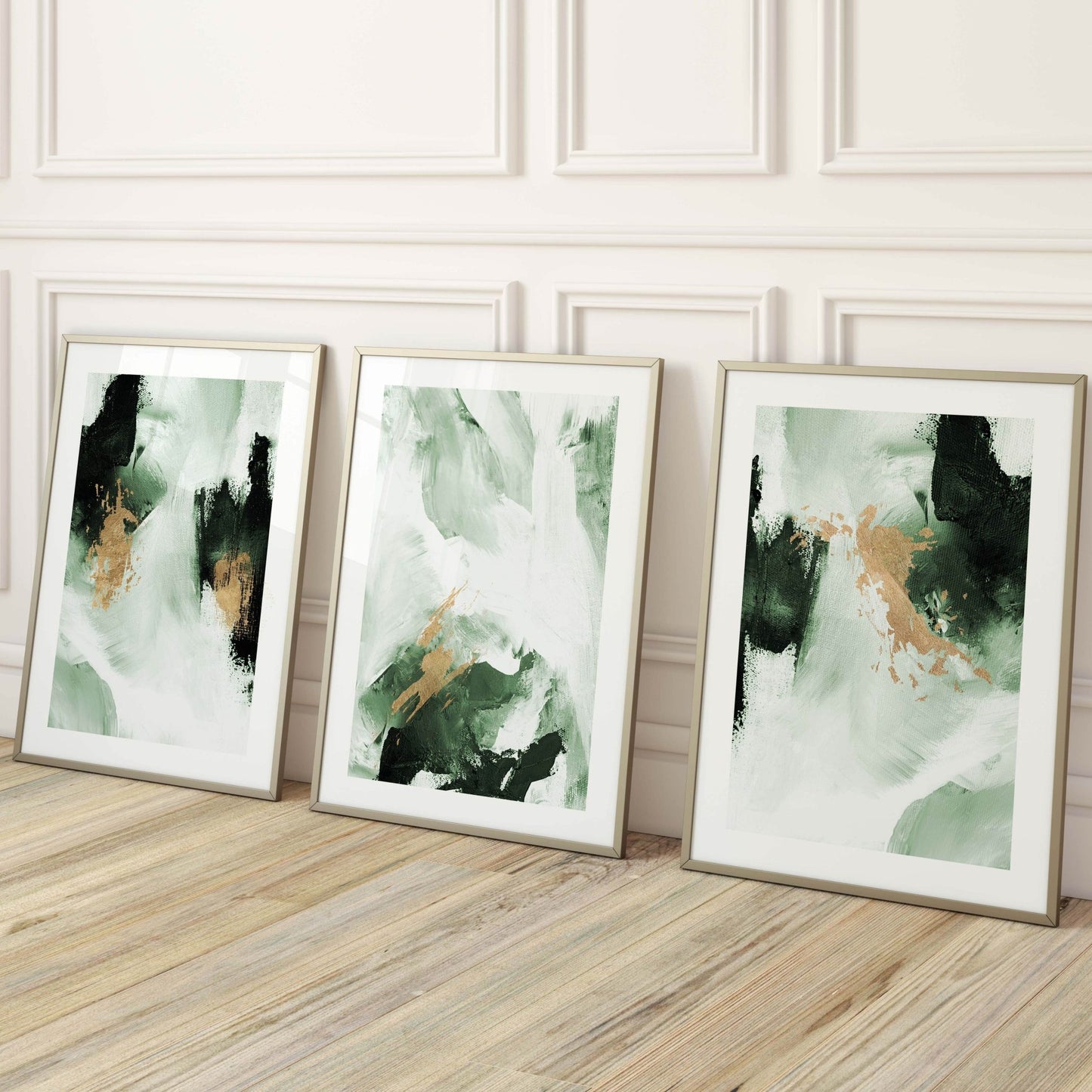 Hera Trio - Emerald / Gold - AureousHome