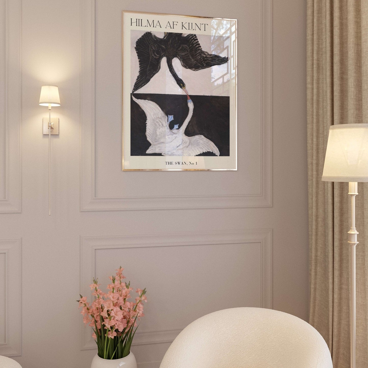 Hilma AF Klint - The Swan No 1 - AureousHome